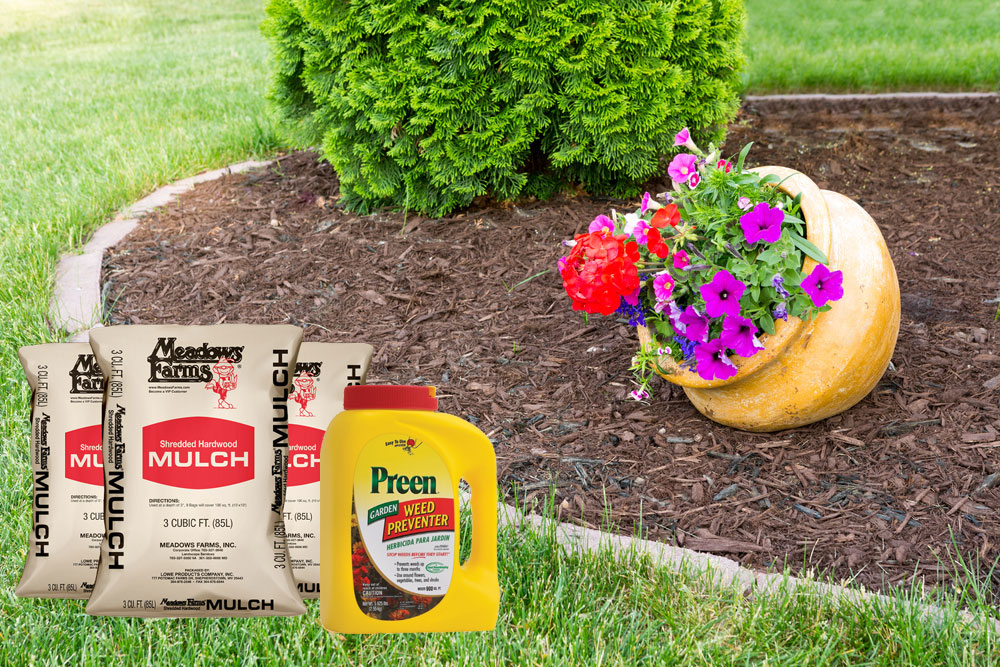 Mulch and Preen for a weed free garden bed
