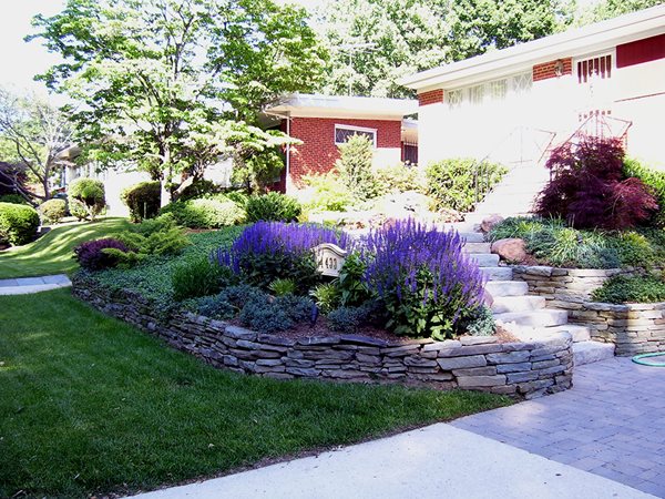 Custom flower beds and landscaping