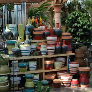 Garden pots of all shapes and sizes