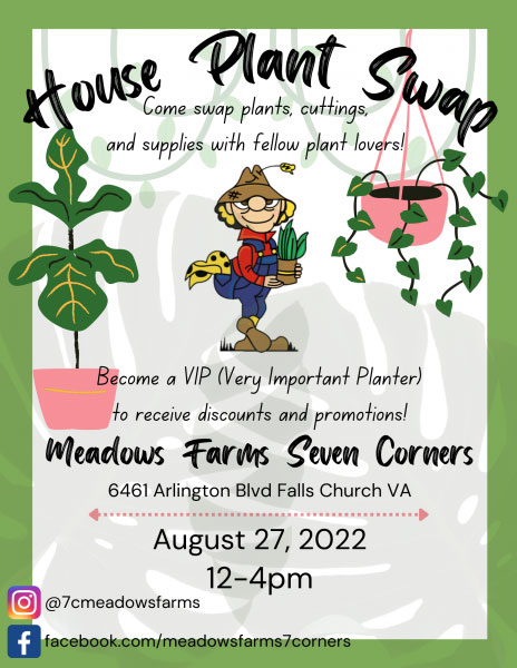 House Plant Swap at Meadows Farms Seven Corners
